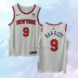 NO 9 RJ Barrett Camiseta New York Knicks Association Autentico Blanco