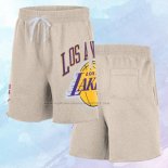 Pantalone Los Angeles Lakers Just Don Big Logo Blanco