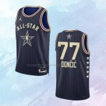 Camiseta All Star 2024 Dallas Mavericks Luka Doncic NO 77 Azul