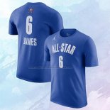 Camiseta Manga Corta All Star 2023 LeBron James Azul