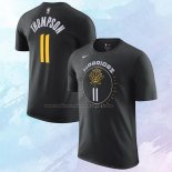 Camiseta Manga Corta Golden State Warriors Klay Thompson Ciudad 2022-23 Negro