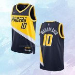 NO 10 Brad Wanamaker Camiseta Indiana Pacers Ciudad Azul 2021-22