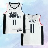 NO 11 John Wall Camiseta Los Angeles Clippers Ciudad Blanco 2019-20