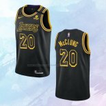 NO 20 Mac McClung Camiseta Los Angeles Lakers Mamba Negro 2021-22