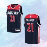 NO 21 Moritz Wagner Camiseta Nino Washington Wizards Association Azul 2020-21