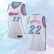 NO 22 Jimmy Butler Camiseta Miami Heat Ciudad Blanco 2019