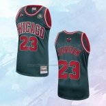 NO 23 Michael Jordan Camiseta Mitchell & Ness Chicago Bulls Verde 1997-98