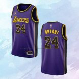 NO 24 Kobe Bryant Camiseta Los Angeles Lakers Statement Violeta 2022-23