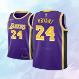 NO 24 Kobe Bryant Camiseta Nino Los Angeles Lakers Statement Violeta 2018