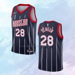 NO 28 Alperen Sengun Camiseta Houston Rockets Ciudad Negro 2022-23