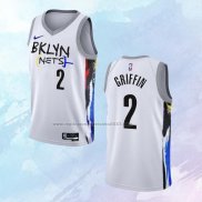 NO 2 Blake Griffin Camiseta Brooklyn Nets Ciudad Blanco 2022-23