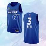 NO 3 Bradley Beal Camiseta Washington Wizards All Star 2021 Azul