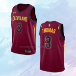 NO 3 Isaiah Thomas Camiseta Cleveland Cavaliers Icon Rojo