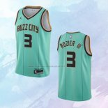 NO 3 Terry Rozier III Camiseta Charlotte Hornets Ciudad Verde 2020-21