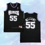NO 55 Jason Williams Camiseta Sacramento Kings Retro Negro