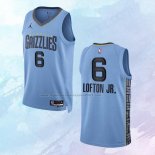 NO 6 Kenneth Lofton JR. Camiseta Memphis Grizzlies Statement Azul 2022-23