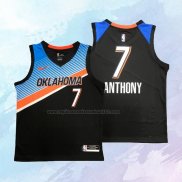 NO 7 Carmelo Anthony Camiseta Oklahoma City Thunder Ciudad Negro 2020-21