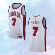 NO 7 Goran Dragic Camiseta Chicago Bulls Ciudad Blanco 2022-23