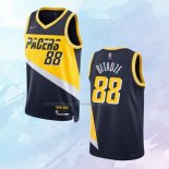 NO 88 Goga Bitadze Camiseta Indiana Pacers Ciudad Azul 2021-22