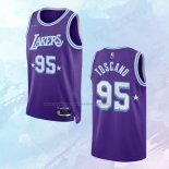 NO 95 Juan Toscano-Anderson Camiseta Los Angeles Lakers Ciudad Violeta 2021-22