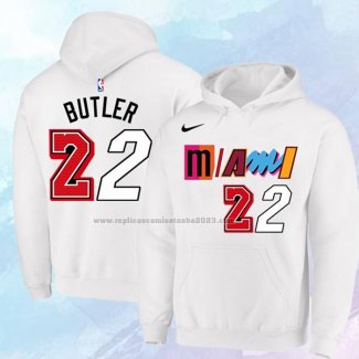 Sudaderas con Capucha Miami Heat Jimmy Butler Ciudad 2022-23 Blanco