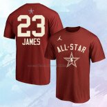 Camiseta Manga Corta All Star 2024 LeBron James Rojo