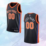Camiseta New York Knicks Personalizada Ciudad 2022-23 Negro