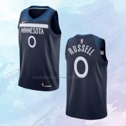 NO 0 Camiseta Minnesota Timberwolves Icon Azul D'angelo Russell