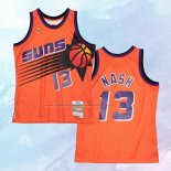 NO 13 Steve Nash Camiseta Mitchell & Ness Phoenix Suns Naranja 1996-97