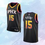NO 15 Cameron Payne Camiseta Phoenix Suns Statement Negro 2022-23