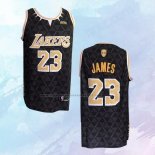 NO 23 Lebron James Camiseta Los Angeles Lakers Negro
