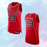 NO 23 Michael Jordan Camiseta Chicago Bulls Icon Autentico Rojo