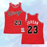 NO 23 Michael Jordan Camiseta Mitchell & Ness Chicago Bulls Rojo 1984-85