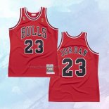 NO 23 Michael Jordan Camiseta Mitchell & Ness Chicago Bulls Rojo 1996-97