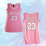 NO 23 Michael Jordan Camiseta Mujer Chicago Bulls Icon Rosa