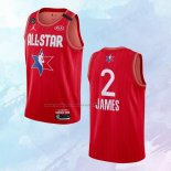 NO 2 Lebron James Camiseta Los Angeles Lakers All Star 2020 Rojo