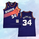 NO 34 Charles Barkley Camiseta Mitchell & Ness Phoenix Suns Violeta 1992-93