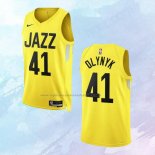 NO 41 Kelly Olynyk Camiseta Utah Jazz Icon Amarillo 2022-23