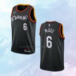 NO 6 JaVale McGee Camiseta Cleveland Cavaliers Ciudad Negro 2020-21