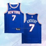 NO 7 Carmelo Anthony Camiseta New York Knicks Statement Azul 2020-21