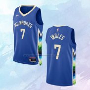 NO 7 Joe Ingles Camiseta Milwaukee Bucks Ciudad Azul 2022-23