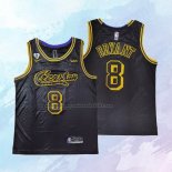 NO 8 Kobe Bryant Camiseta Los Angeles Lakers Crenshaw Black Mamba Negro