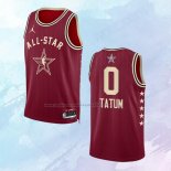 Camiseta All Star 2024 Boston Celtics Jayson Tatum NO 0 Rojo