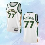 Camiseta Boston Celtics Lamar Stevens NO 77 Ciudad 2023-24 Blanco