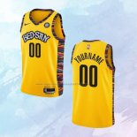 Camiseta Brooklyn Nets Personalizada Ciudad Amarillo 2020-21