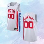 Camiseta Brooklyn Nets Personalizada Classic Blanco 2022-23