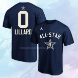 Camiseta Manga Corta All Star 2024 Damian Lillard Azul