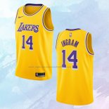 NO 14 Brandon Ingram Camiseta Los Angeles Lakers Icon Amarillo