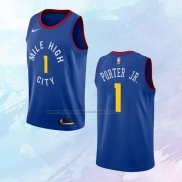 NO 1 Michael Porter JR. Camiseta Denver Nuggets Statement Azul