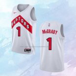 NO 1 Tracy Mcgrady Camiseta Toronto Raptors Association Blanco 2022-23